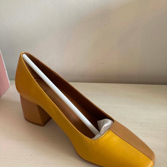 Maguire Lillo Deserto (two tone) heels in camel and golden yellow size 36 - Picture 4 of 4